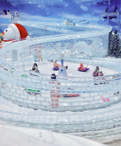 Tourism Building an Ice and Snow World Amusement Park